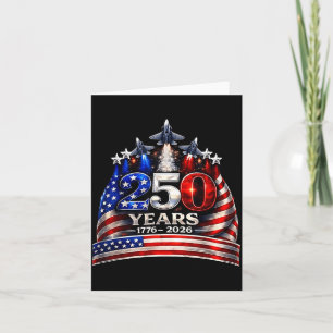 250. Jubiläum USA-Shirt Patriotisch 4. Juli Karte