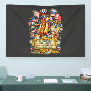 250. Jubiläum USA Unabhängigkeitsfeier Banner