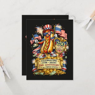 250. Jubiläum USA Unabhängigkeitsfeier Einladung