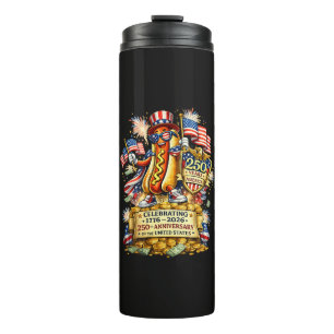 250. Jubiläum USA Unabhängigkeitsfeier Thermosbecher