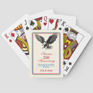 250. Jubiläum USA Weißkopfseeadler Spielkarten