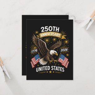 250. Jubiläum Weißkopfseeadler-Feier Einladung