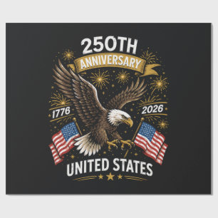250. Jubiläum Weißkopfseeadler-Feier Geschenkpapier