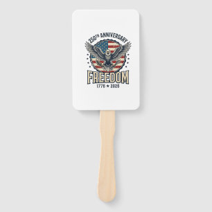 250. Jubiläums-Freiheits-Adler Patriotisch Vintage Fächer