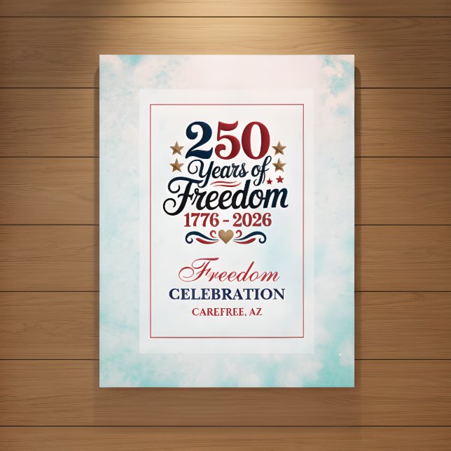 250. Jubiläums Freiheitshimmel Poster (Von Creator hochgeladen)