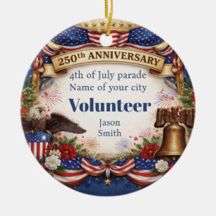 250. Jubiläums-Ornament Keramik Ornament