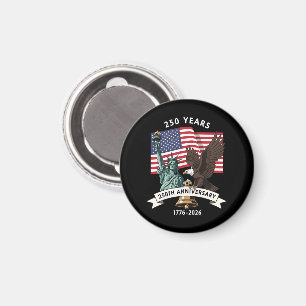 250. Jubiläums Statue of Liberty Adler Flagge Magnet