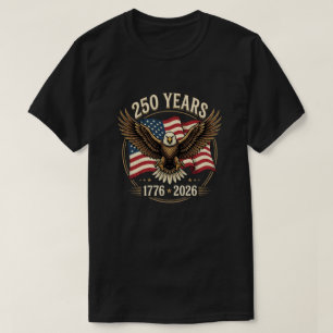 250. Jubiläums-US-T-Shirt Amerika-Jubiläum T-Shirt