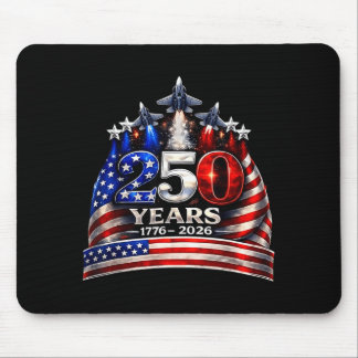 250. Jubiläums-USA-Shirt Patriotisch 4. Juli Mousepad