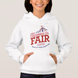 250 Kids Weiß/grauer Kapuzenpullover Hoodie
