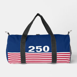 250 Red White and Blue USA Anniversary Duffle Bag