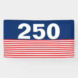 250 Rot Weiß Blau USA-Jubiläum Banner