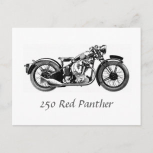 250 Roter Panther Postkarte