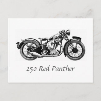 250 Roter Panther Postkarte