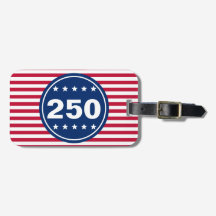 250 Sterne und Streifen Rot Weiß und Blau Patrioti
