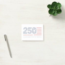 250. Unabhängigkeitstag Amerika 1776 2026 Post-it Klebezettel