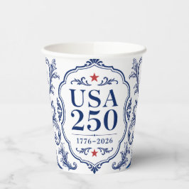 250 USA Blumenvase Tasse Pappbecher
