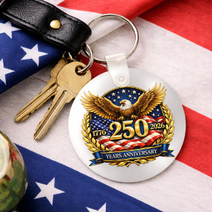 250. USA-Jubiläum Adler-Emblem  Schlüsselanhänger