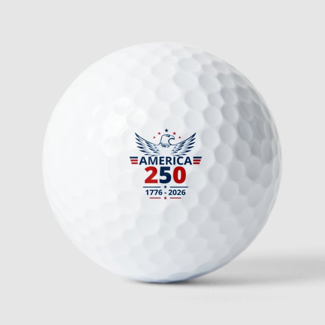 250. USA-Jubiläum Golfball (Vorderseite)
