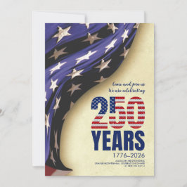250 Years American Independence Birthday Einladung