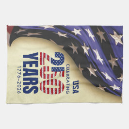 250 Years American Independence Souvenir Geschirrtuch