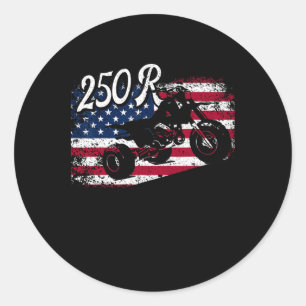 250r Atc Amerikanischer 4. Juli Runder Aufkleber