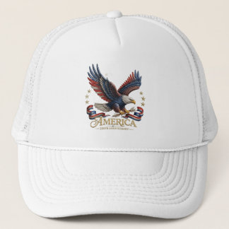  250th Anniversary America Patriotic Hat Truckerkappe