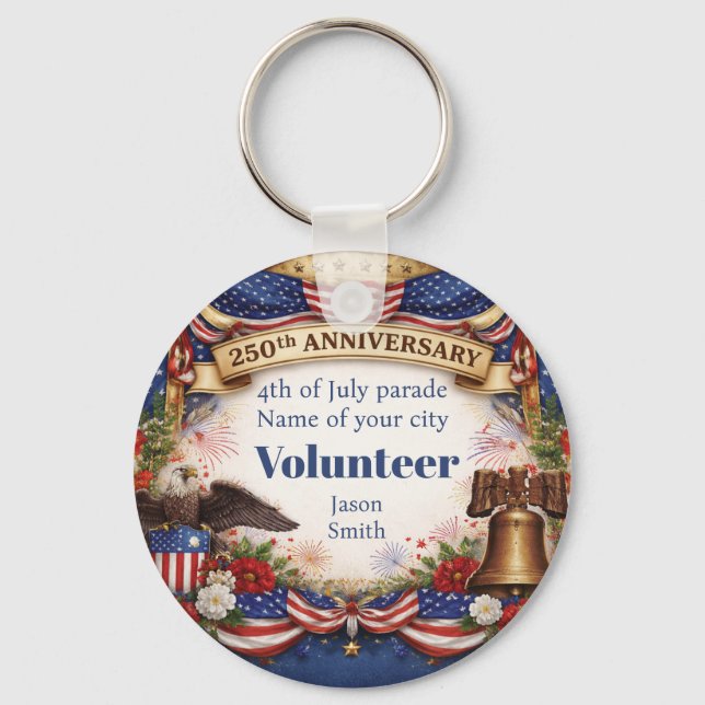 250th Anniversary Keychain  Schlüsselanhänger (Vorderseite)