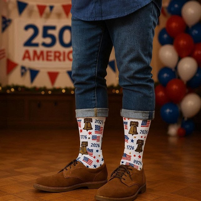 250th Anniversary Liberty Bell Socks Socken (Von Creator hochgeladen)