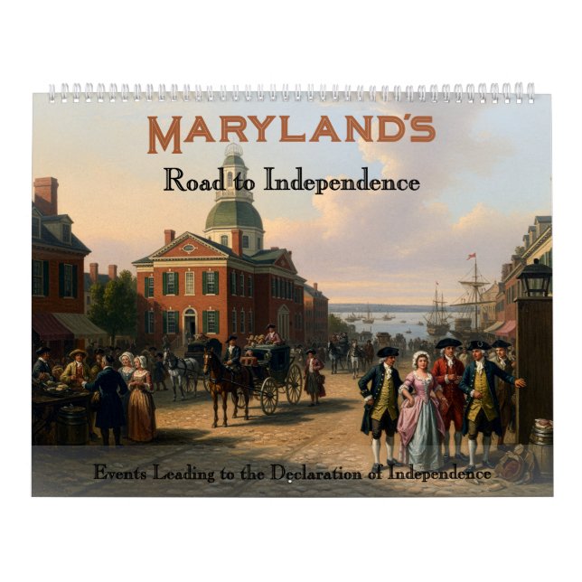 250th Anniversary - State of Maryland Calendar Kalender (Titelbild)