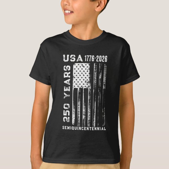 250Th Anniversary USA 4Th Of July T-Shirt (Vorderseite)