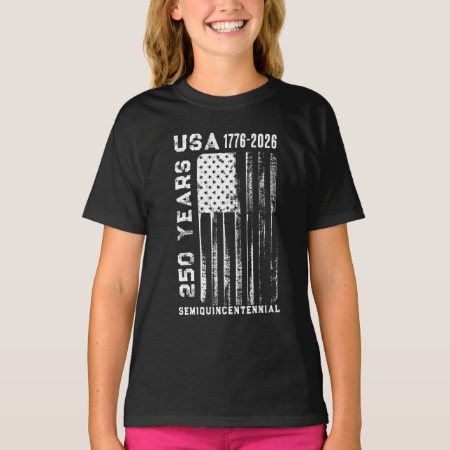 250Th Anniversary USA 4Th Of July T-Shirt (Vorderseite)