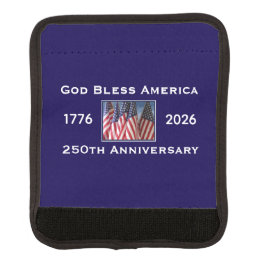 250th Anniversary USA Patriotic God Bless America  Gepräckgriffwickel