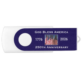 250th Anniversary USA Patriotic God Bless America  USB Stick