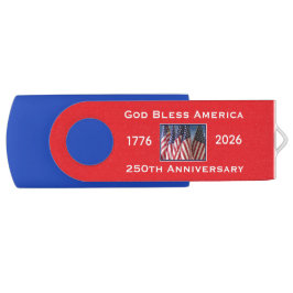 250th Anniversary USA Patriotic God Bless America  USB Stick