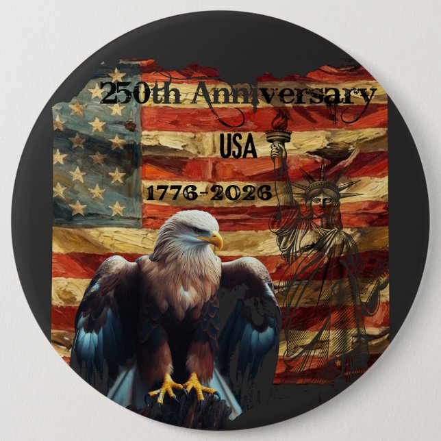 250th United States Semiquincentennial  Button (Vorderseite)