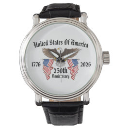 250th USA Anniversary 4th Of July Independence Day Armbanduhr