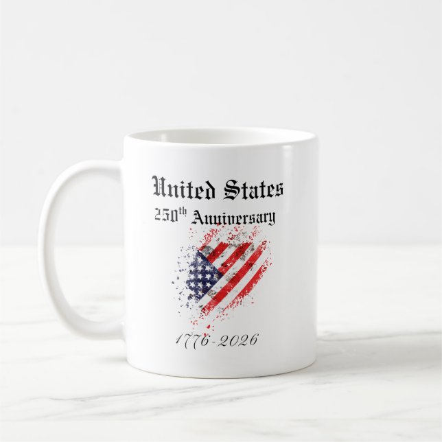 250th USA Anniversary Mug Kaffeetasse (Links)