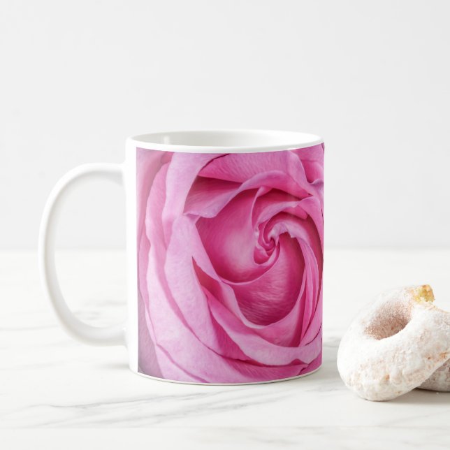 2515-Rosa-Tasse Kaffeetasse (Mit Donut)