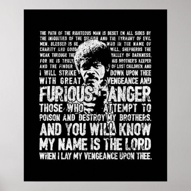 2517 Jules Winnfield Poster (Vorne)