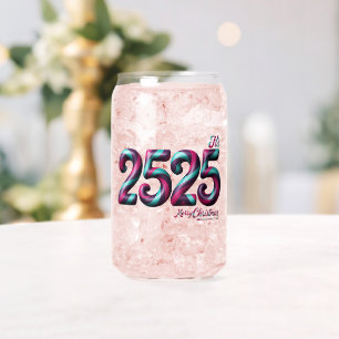 2525 Weihnachts-TRINKGEFÄSS-STIL: BEDRUCKTES GLAS