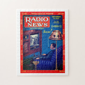 252 Stück Puzzle von 1928 Radio News Cover