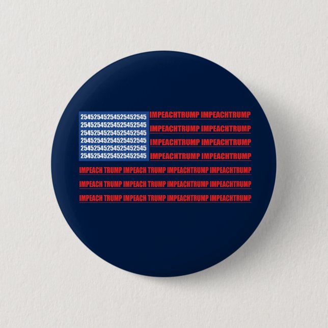 2545 Flag-Impeach Trump Button (Vorderseite)