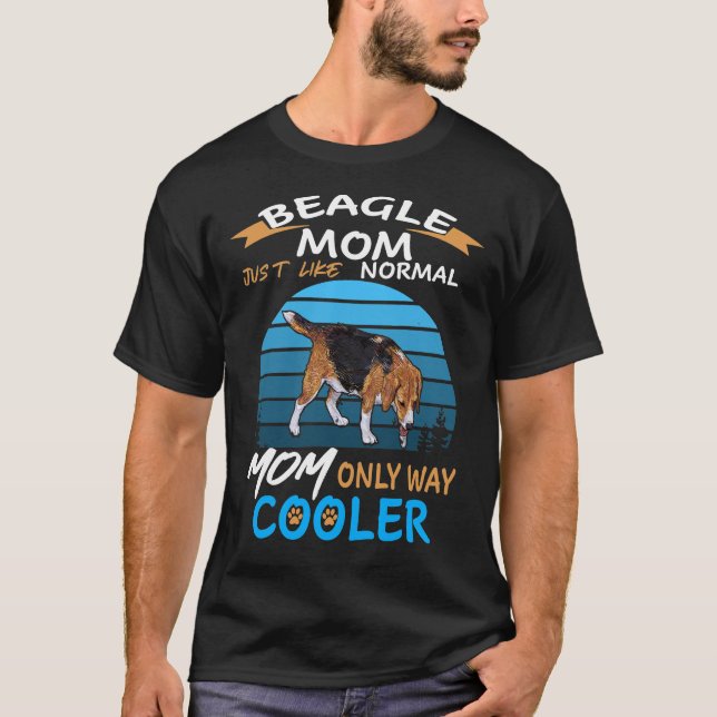 254 Beagle Mama Cooler T-Shirt (Vorderseite)