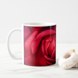 2555-Rote Rose-Kaffee-Tasse Kaffeetasse
