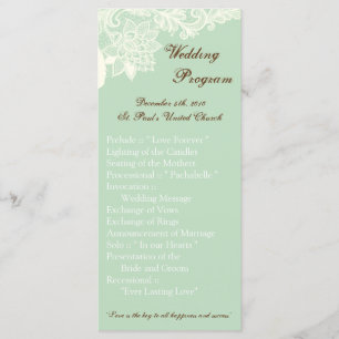 25 4x9 Hochzeitsprogramm Vintage Viktorianische Sp Programm