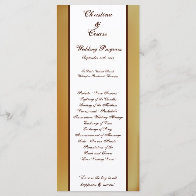 25 4x9 Hochzeitsprogramm Western Cowgirl Hut/Boots Programm (Vorderseite)
