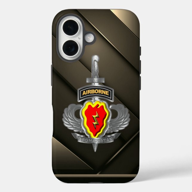25. Abteilung Infanterie Afghanistan Veteran Case-Mate iPhone Hülle (Rückseite)