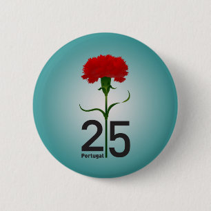 25. April, die Revolution der Nation, Portugal Button