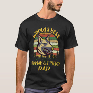 25 Bester deutscher Schäferhund-Vater Deutscher Sc T-Shirt